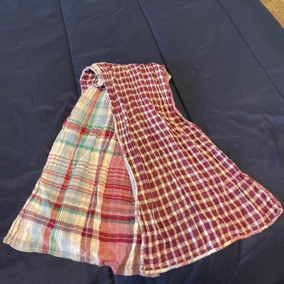 Plaid multicolored scarf - Picture 2 of 2